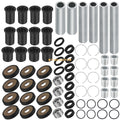 Set of 2 Rear Upper & Lower A-Arm Bushing Shaft Kit for Honda Rincon TRX650 TRX680 (2003–2014)