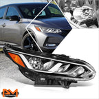 OE Style Right Side Headlight for Nissan Sentra S SV (2020–2022) Chrome Housing Amber Corner
