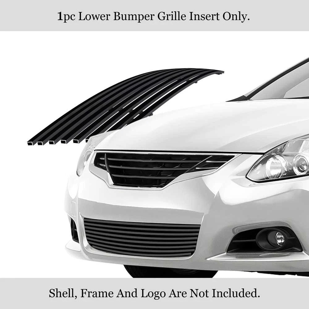 Stainless Black Billet Grille Insert for Nissan Altima Coupe (2010-2012)