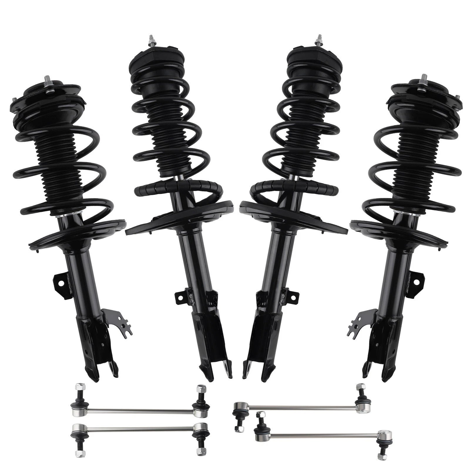 Set of 4 Struts with Springs for Toyota Camry (2012–2017)
