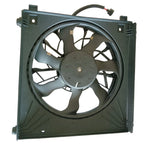 Left Side Engine Radiator Cooling Fan with Shroud for Tesla Model S (2012–2020)