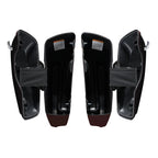 4" Hard Saddlebags for Harley Street Glide (2014–2025) Midnight Crimson/Vivid Black