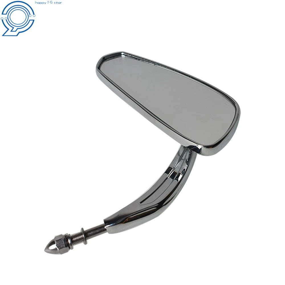 Chrome Rear View Side Mirrors for Breakout Wide Glide