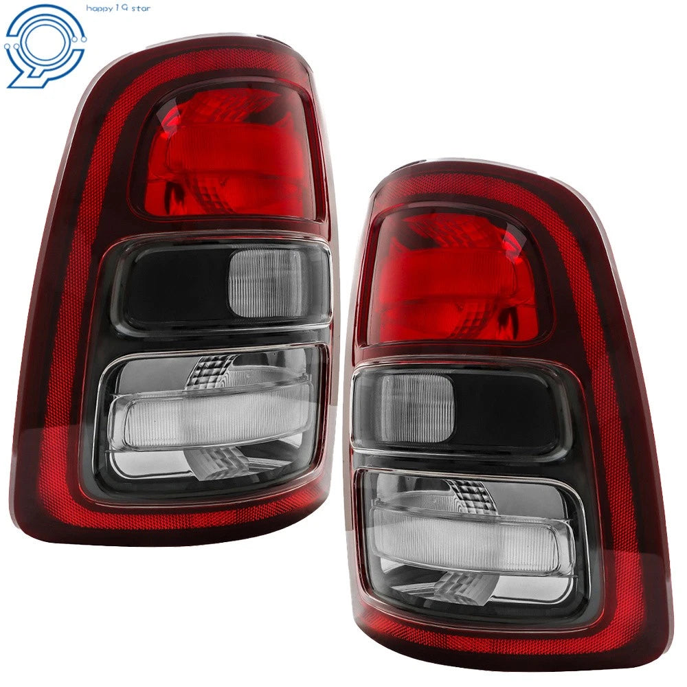 Set of 2 Tail Lights for Dodge Ram 2500 3500 (2019–2023) with Black Trim