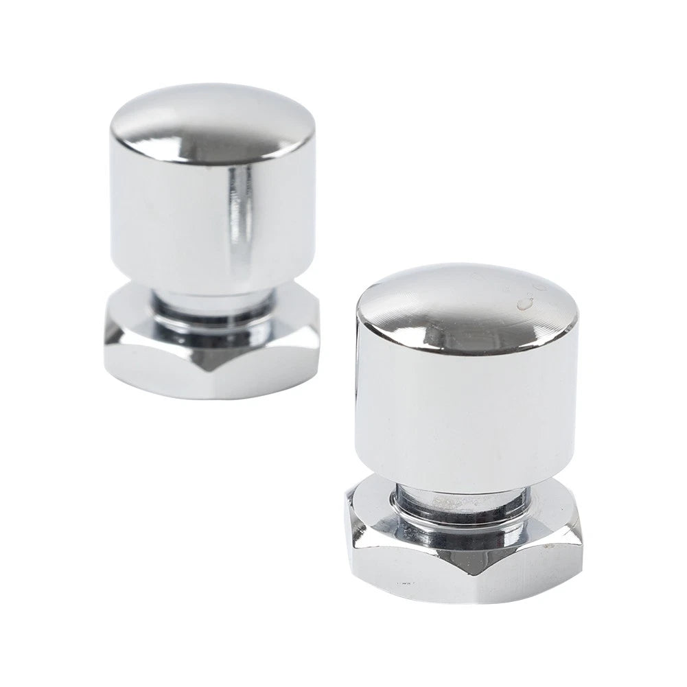 2X Solo Seat Vintage Nuts Screw for Harley Touring Road Glide Street Glide (2014–2023) Chrome