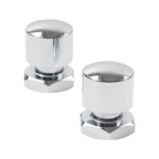 2X Solo Seat Vintage Nuts Screw for Harley Touring Road Glide Street Glide (2014–2023) Chrome