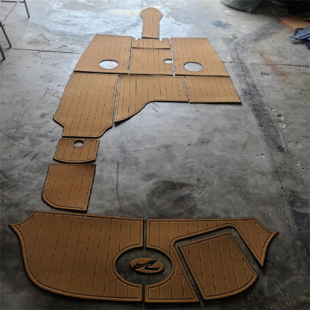 EVA Foam Teak Flooring Cockpit Pads for Sea Ray 220 Select (2007)