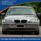 Tow Hook Cover for BMW 3 E46 (2001–2005) No. 51117044125 Unpainted