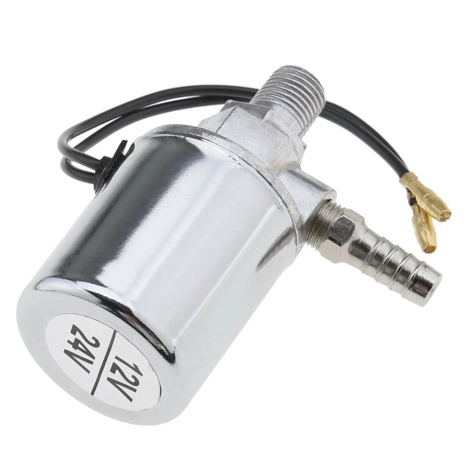 Chrome Plated Air-Horn Electric Solenoid Valve for Truck/VAN (12V/24V)