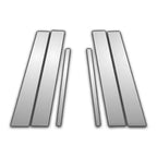 6Pc Chrome Pillar Post Covers For 03-06 infiniti G35 - Upgrade Your Auto P3701