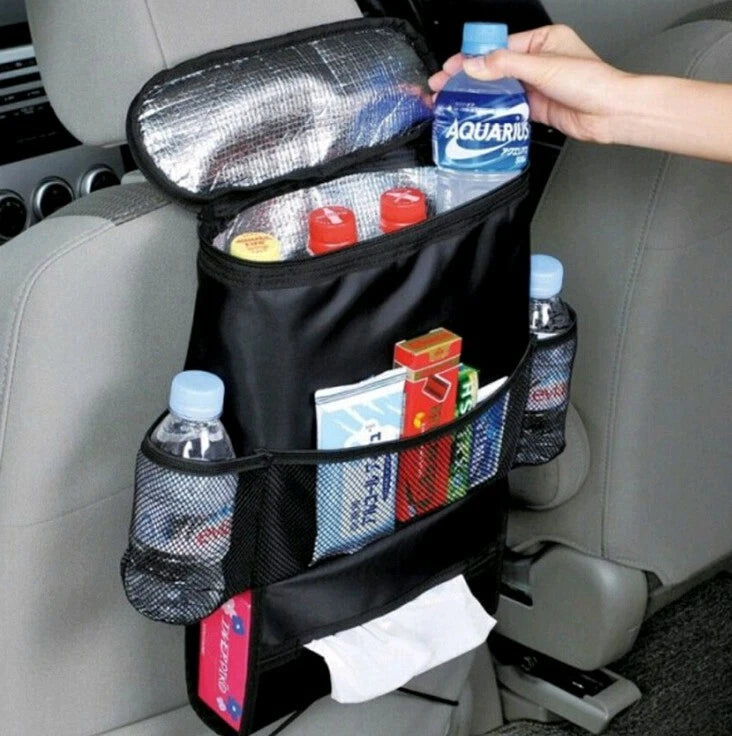 Car Seat Back Food Drink Keep Warm/Cold Pocket Bag Storage Organizer (1999-2024)