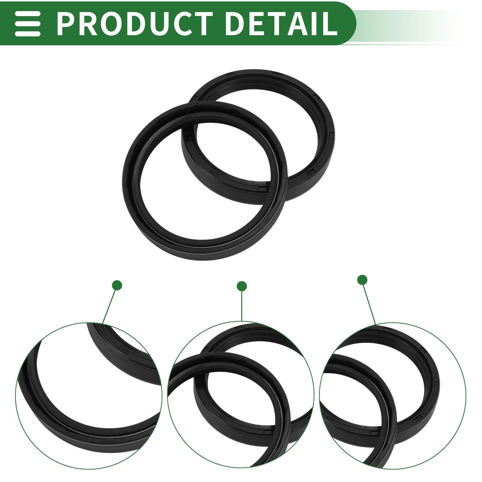 Oil Seal for [Make Model] (60x72x12mm) NBR Rubber High Pressure