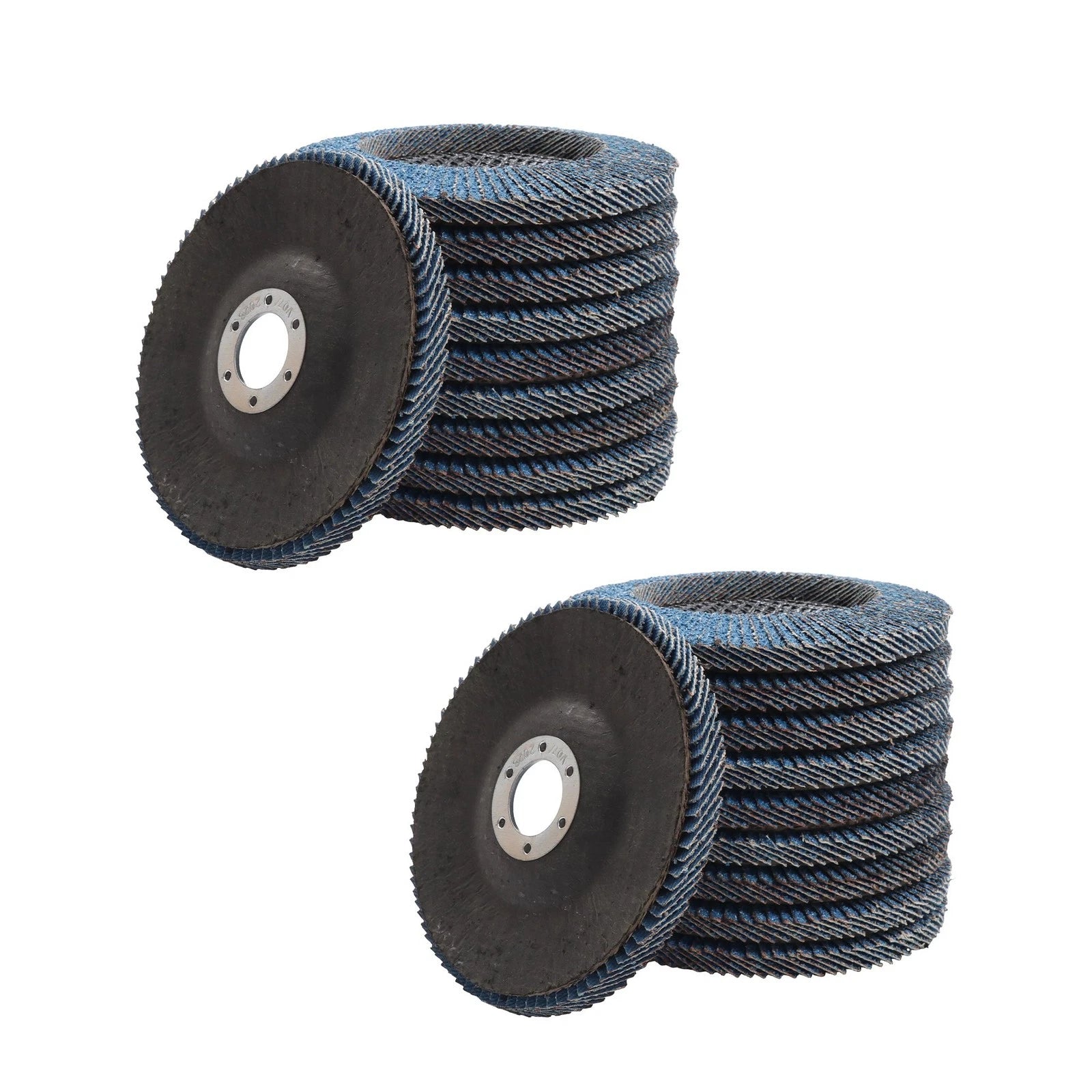 Set of 20 Ceramic Flap Wheels 4.5" x 7/8" 40 Grit for Angle Grinder