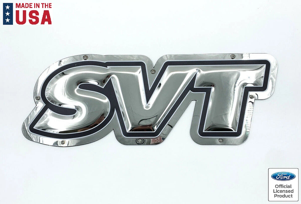 Licensed SVT Logo Emblem Metal Sign for Ford Mustang SVT (1999–2004)