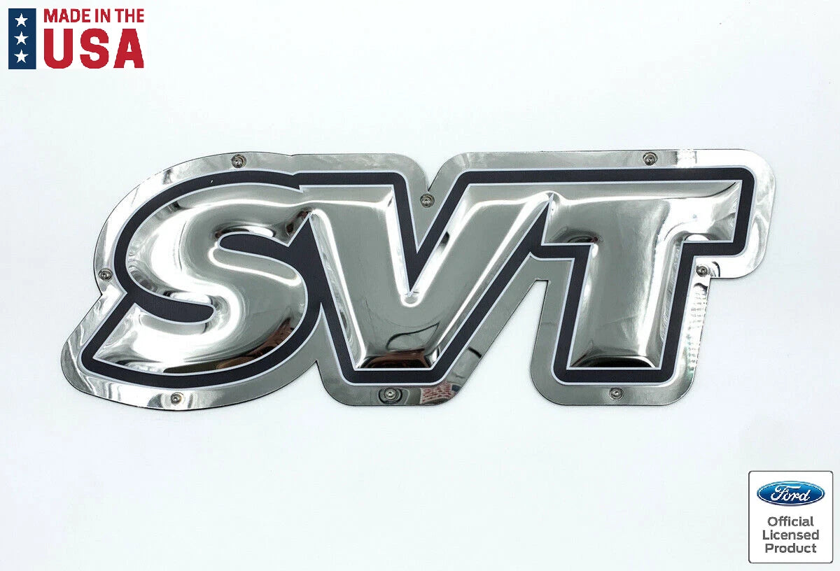 Licensed SVT Logo Emblem Metal Sign for Ford Mustang SVT (1999–2004)