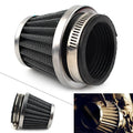 50mm Chrome Air Filter for Honda Yamaha Suzuki Motorcycle ATV Dirt Bike