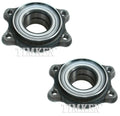 Set of 2 Rear Wheel Bearing Assemblies for Audi R8, S6, VW Phaeton (AWD)