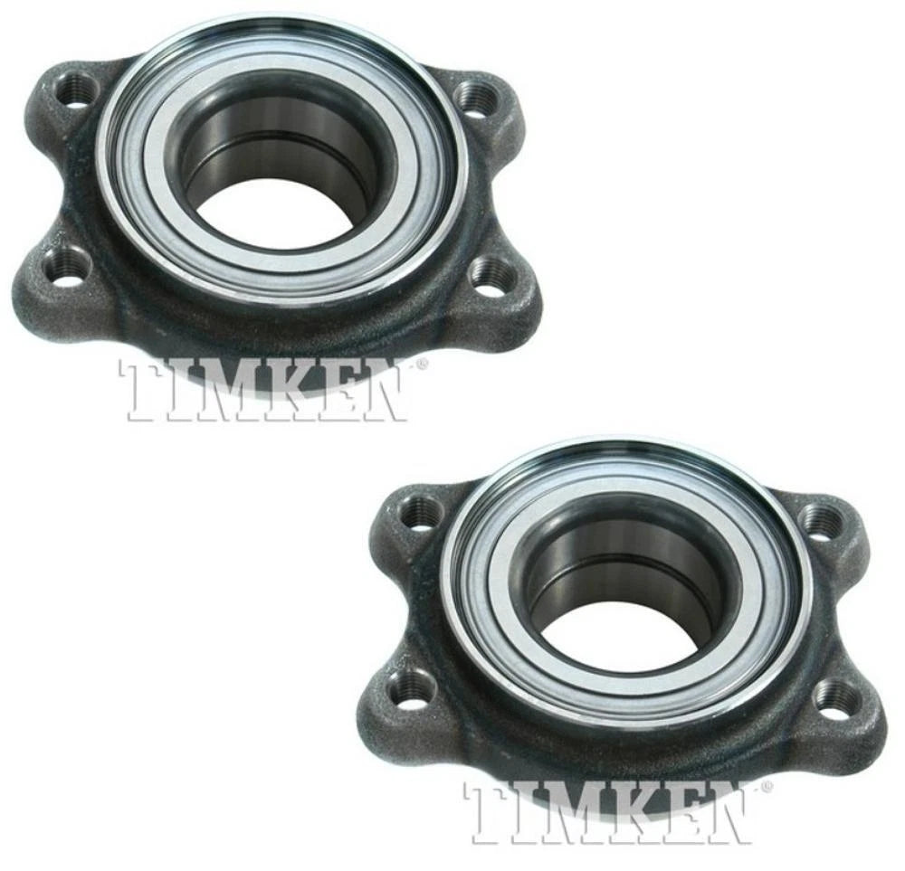 Set of 2 Rear Wheel Bearing Assemblies for Audi R8, S6, VW Phaeton (AWD)