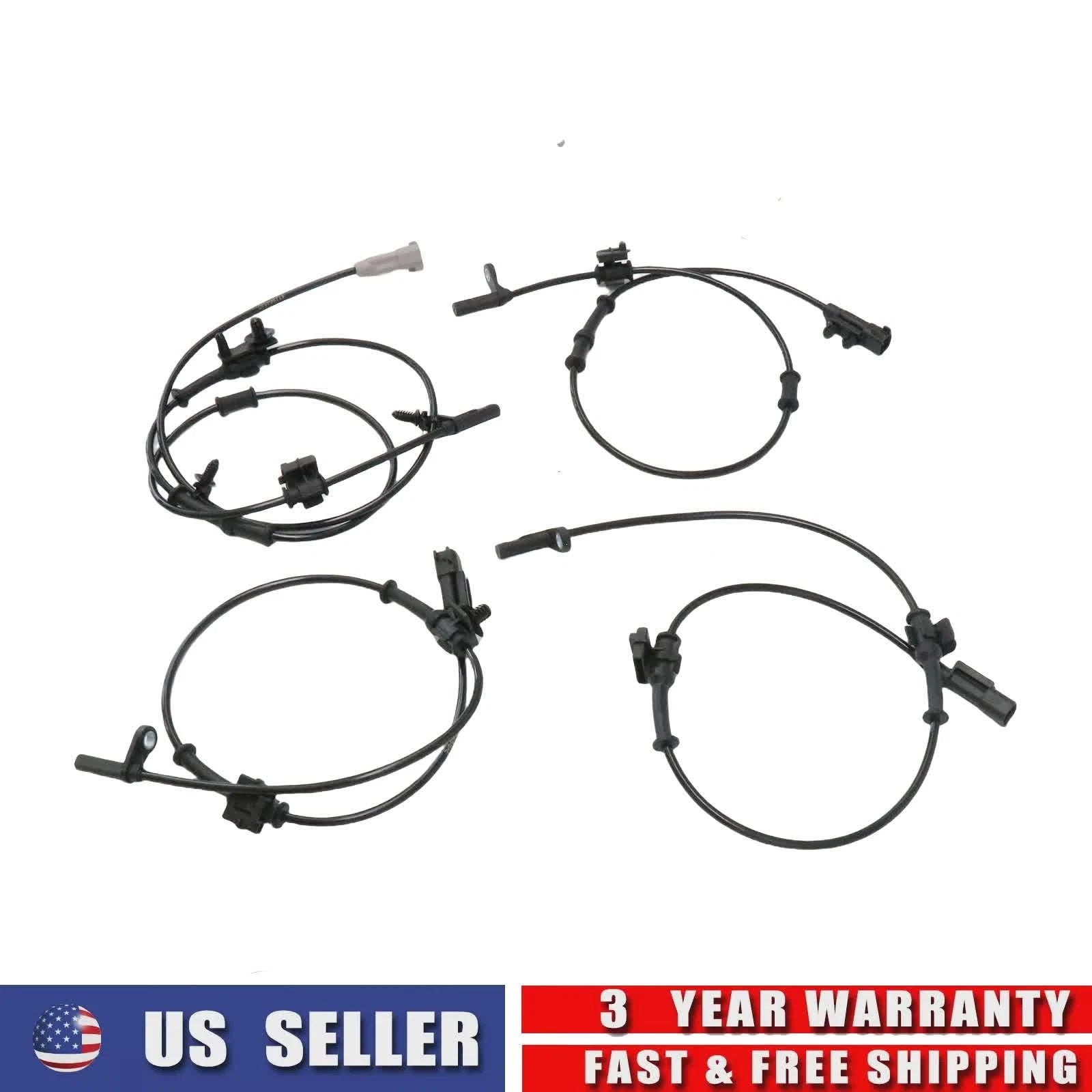 Set of 4 ABS Wheel Speed Sensors for Charger Challenger 300 (2015–2022)