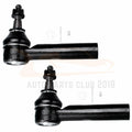 Set of 2 Outer Tie Rod Ends for GMC Terrain (2010–2015)