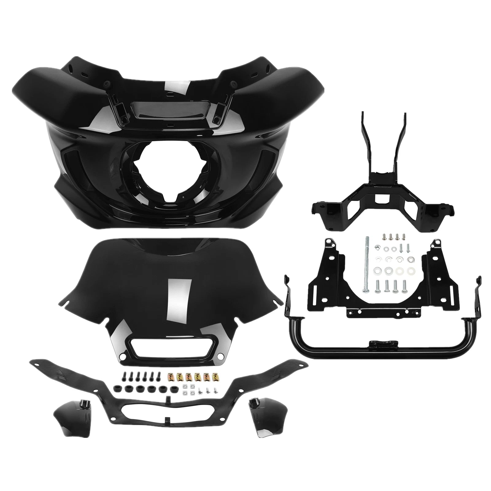 Headlight Fairings Windshield & Bracket for Harley Street Bob Low Rider (2018–2025)