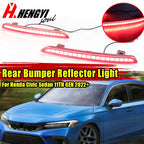 LED Rear Bumper Reflector Fog Light for Honda Civic Sedan (2022–Present)