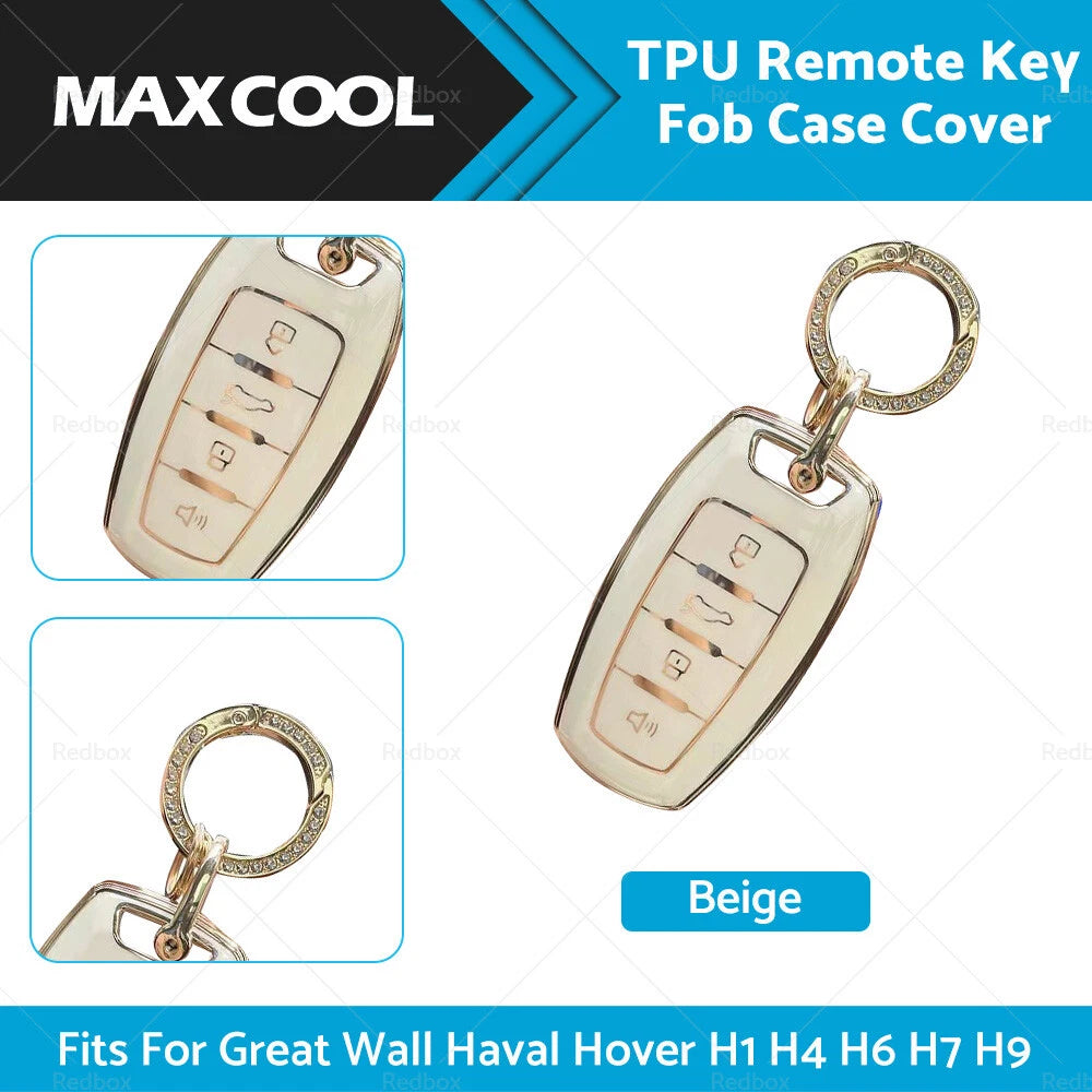 TPU Remote Key Fob Case Cover for Great Wall Haval Hover H1 H4 H6 (2010–2020)