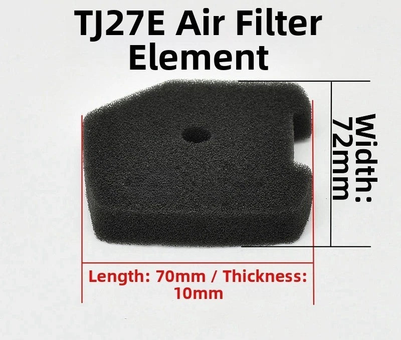 Cotton Air Filter for Kawasaki TJ27, TJ27E, TJ27V (Power Tool Use)