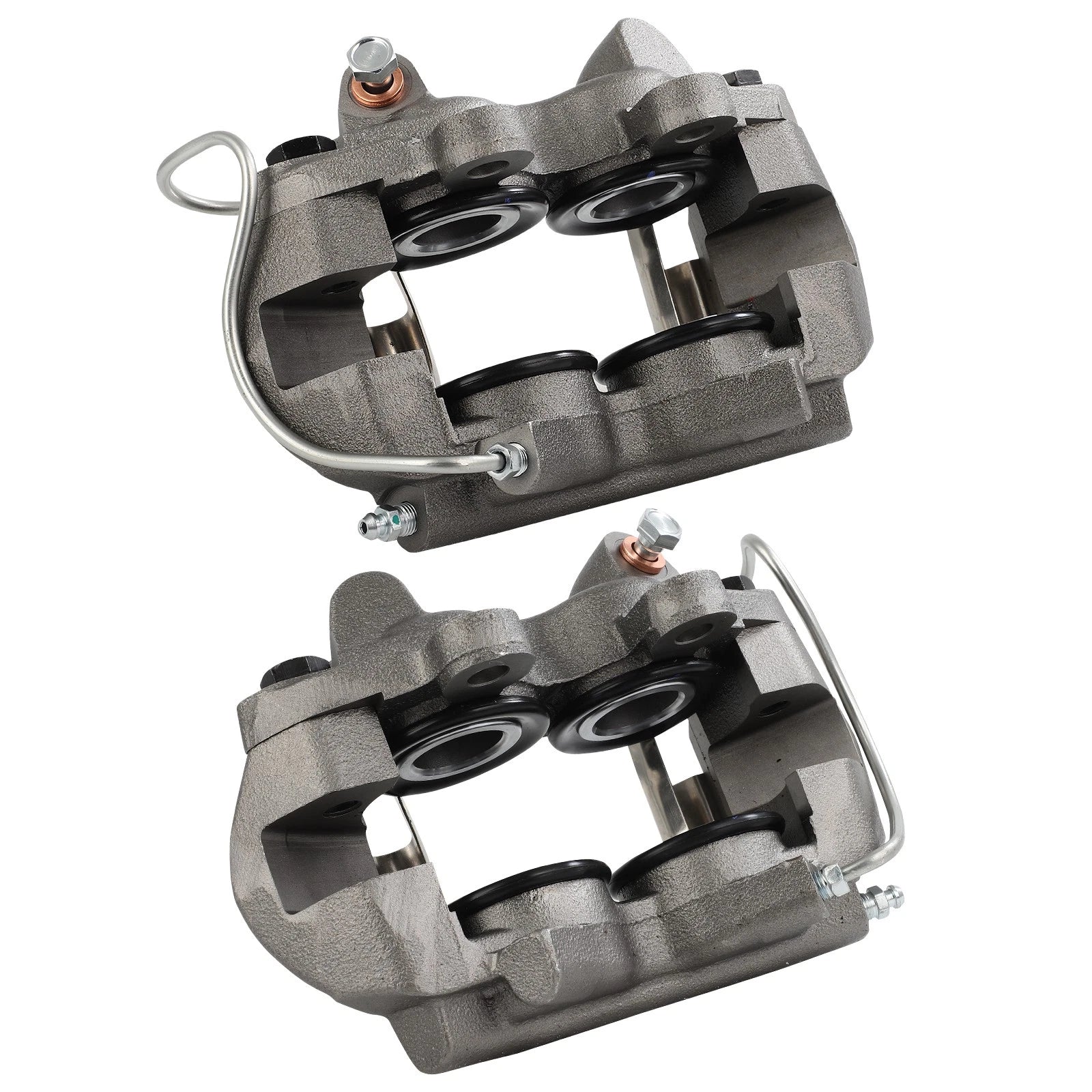 Set of 2 Brake Calipers for Ford Mustang (1965–1966) Cast Iron