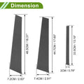 6 Pcs Door Pillar Window Trim for BMW 3-Series (1999 - 2005) Carbon Fiber