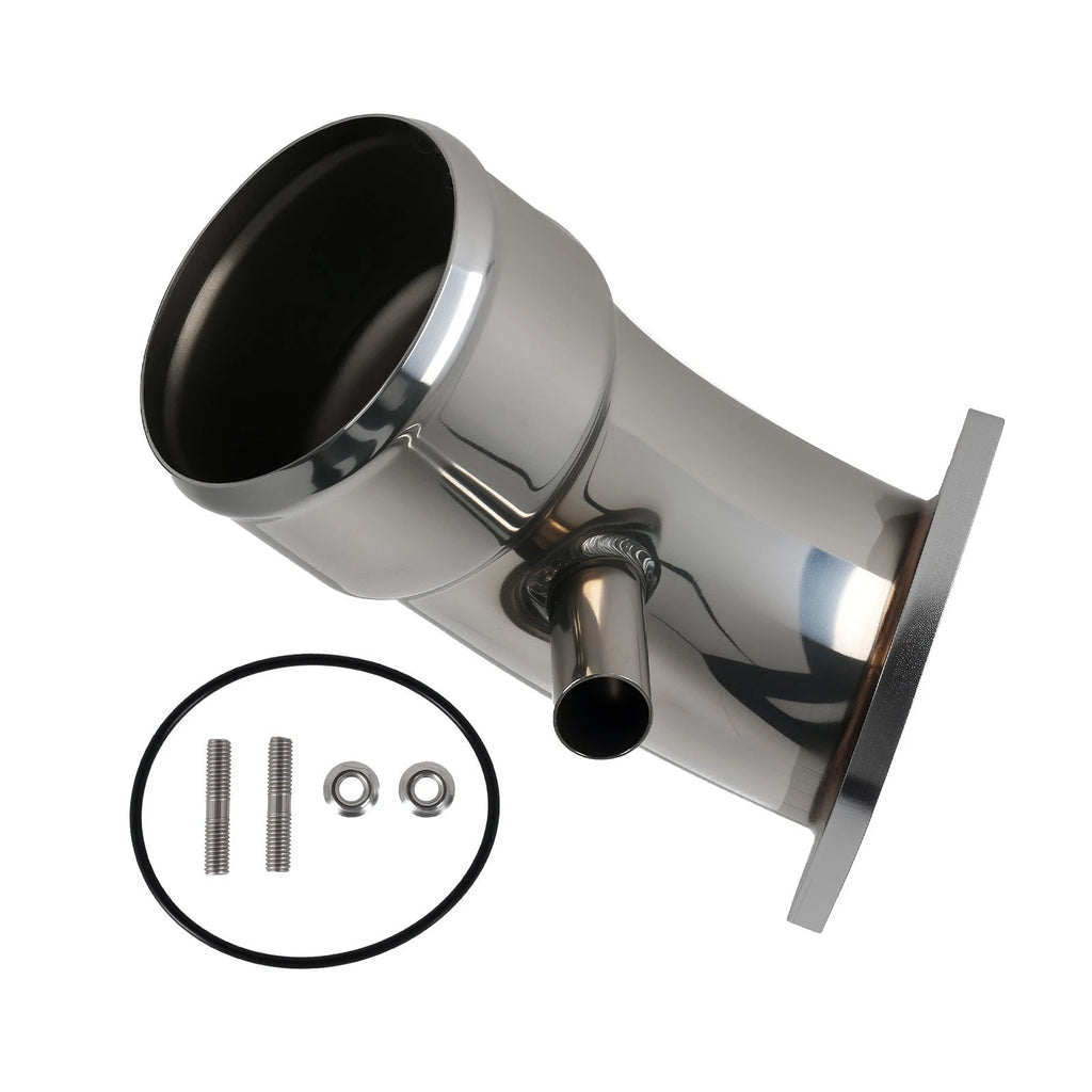 3.5" Polished Turbo Intake Horn Kit for GM Duramax 6.6L L5P (2017–2019)