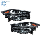 Clear Lens Pair for Mazda CX-5 (2022–2024) Full LED Headlights Assembly