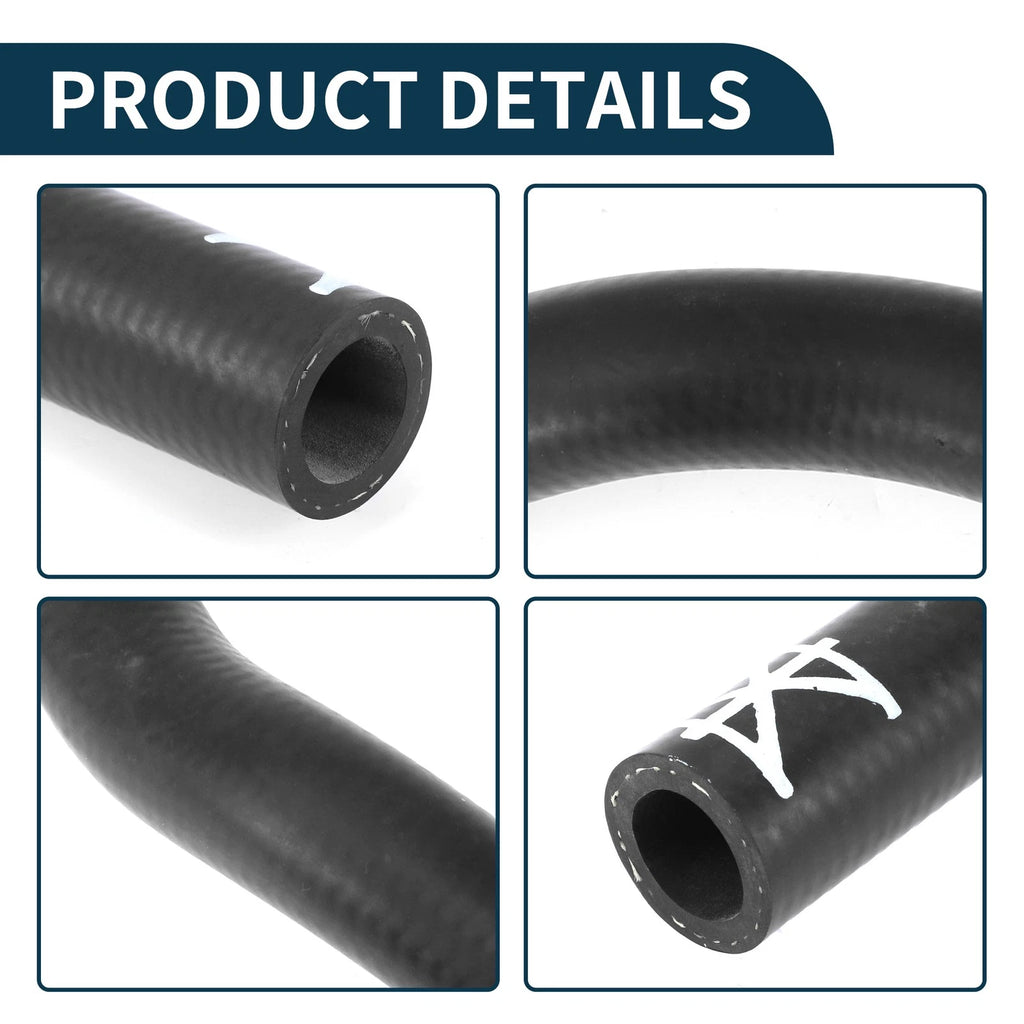 Radiator Hose Coolant Pipe for Volkswagen CC (2009–2017) Rubber Black