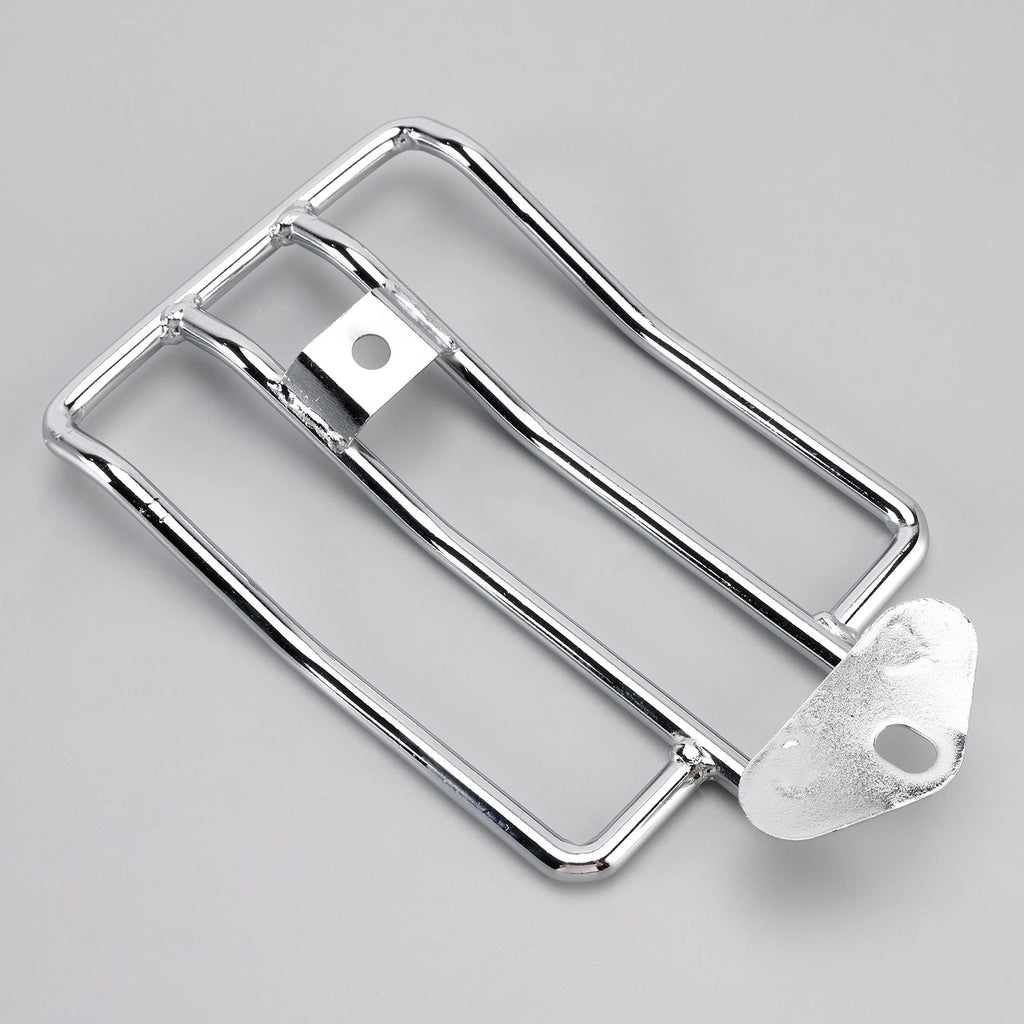Chrome Solo Seat Luggage Rack for Harley Sportster XL 883 1200 (2004–2022)