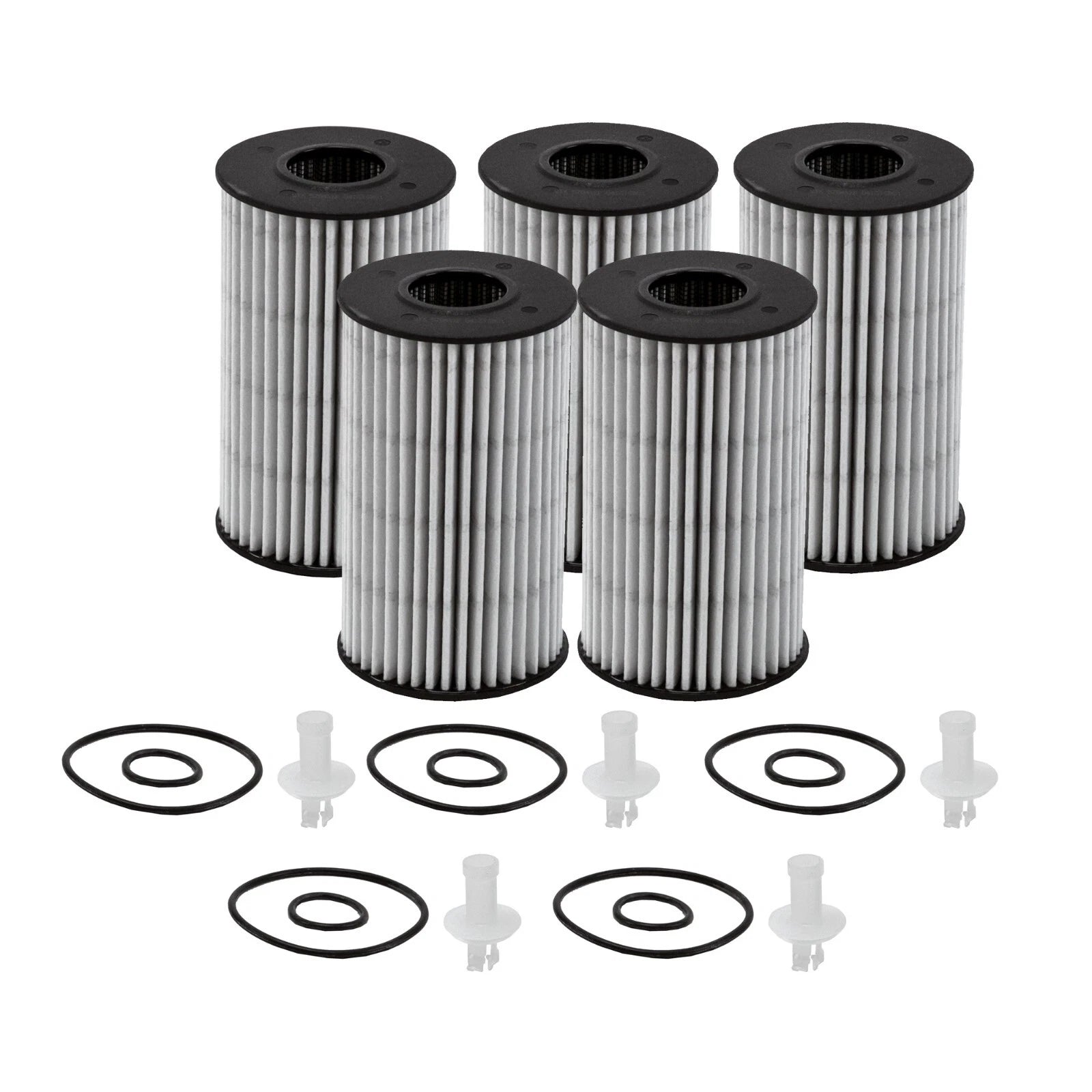 Set of 5 Engine Oil Filters for Lexus Toyota (StdAsp CVT) - Wix XP