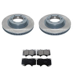 DuraGo Front Rotors & Akebono ProACT Ceramic Brake Pads Kit for 4Runner (2010–2023)