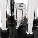 12V 150 DB 4-Trumpet Train Air Horn Kit for Universal Fit