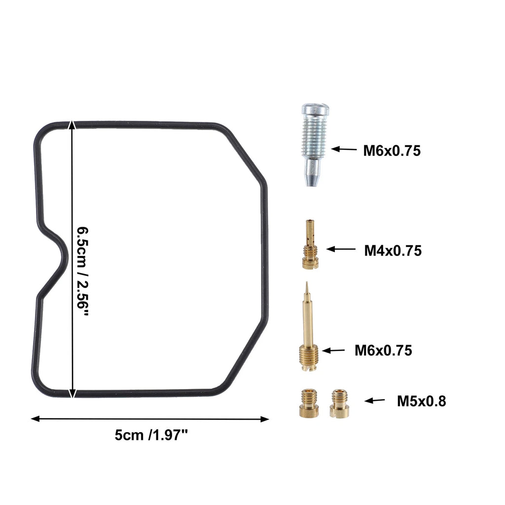 Carburetor Repair Kit for Suzuki Eiger LTF400 LTF400F (2003–2007)