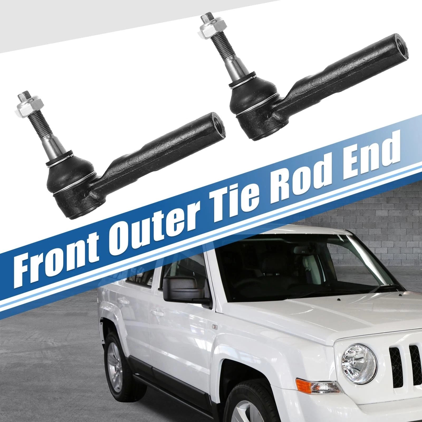 2X Front Inner Outer Tie Rod End 5183761AA for Dodge Chrysler Jeep 