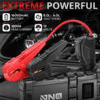 16000 mAh 12V 1500A Peak Car Jump Starter with Multi-Function Ports