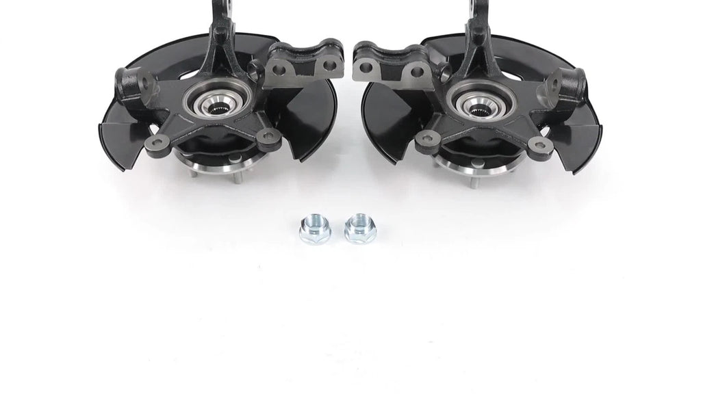 Pair Front Wheel Steering Hub Knuckle for Honda Pilot (2003-2004)