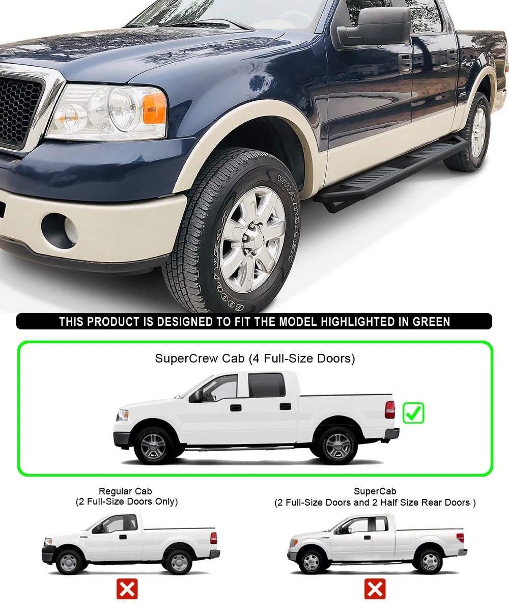 Side Armor for Ford F150 SuperCrew Cab (2004-2008)