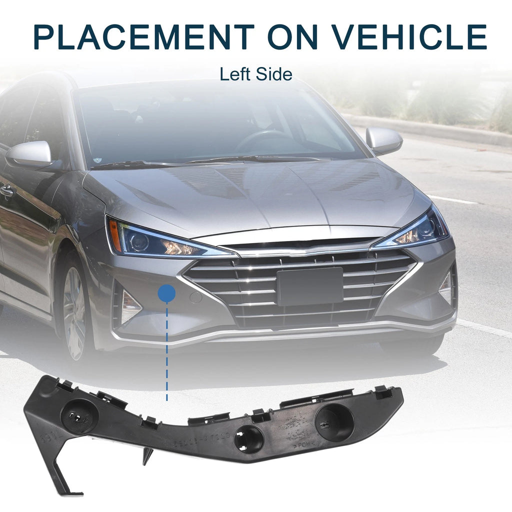 1pc Left Front Bumper Retainer Bracket No. 5211647010 for Toyota Prius (2004–2009)