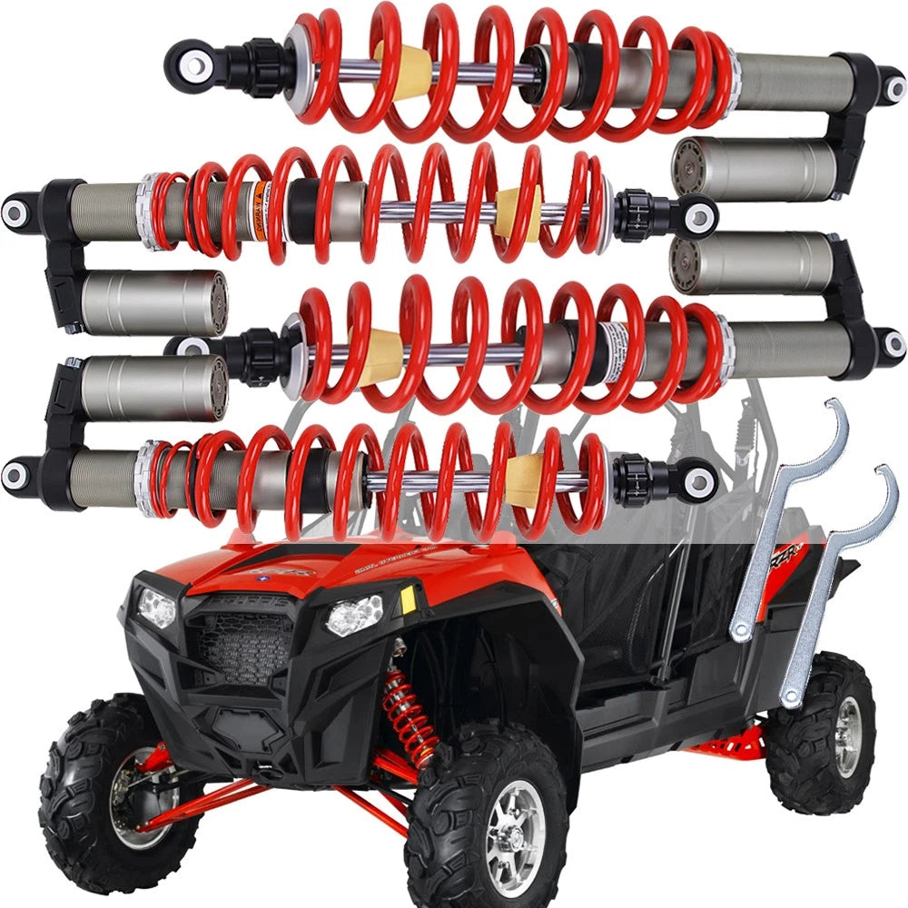 Adjustable Front Rear Shocks Absorbers for Polaris RZR 800 S (2009–2014)
