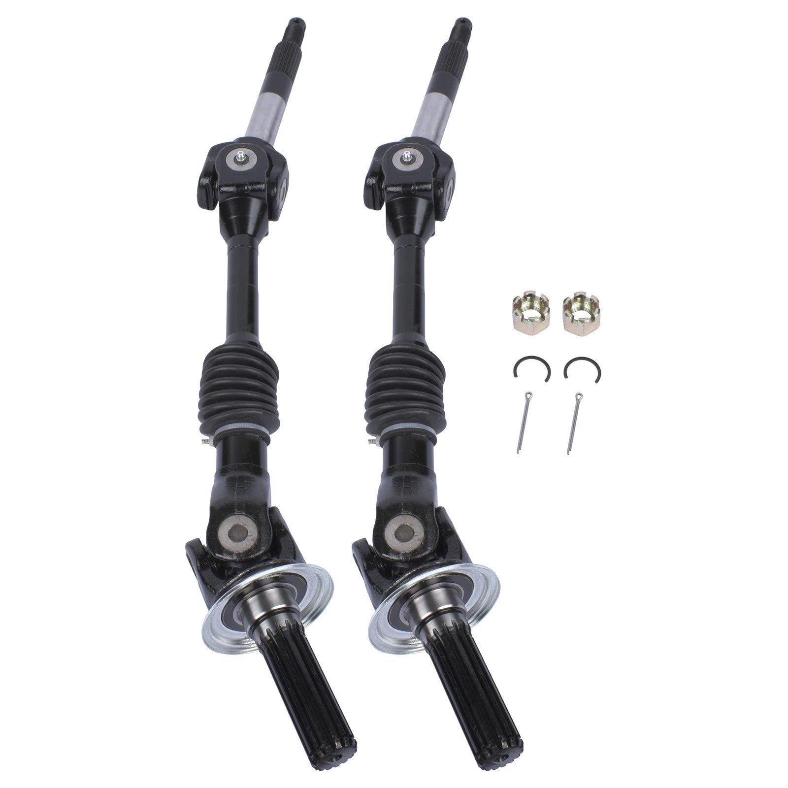 Pair Complete Rear Axle for Kawasaki Mule 2510 3000 3010 4000 4010