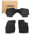Set of 4 All Weather Black Floor Mats for Ford Fusion Lincoln MKZ (2017–2020)