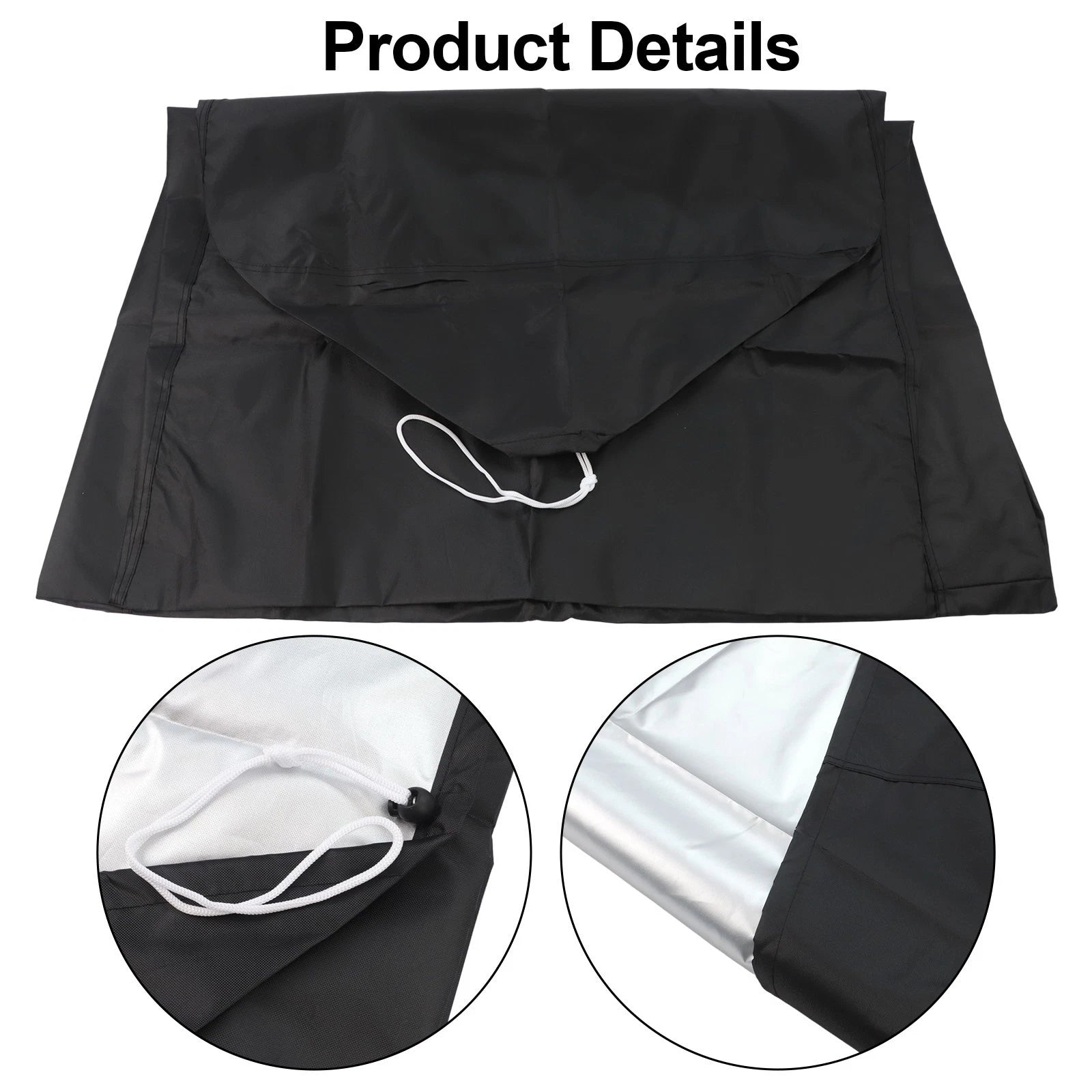 Lawn Mower Cover 195x66x112cm Waterproof 420D Oxford Material