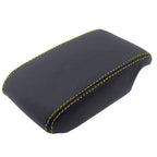 Leather Synthetic Console Armrest Cover for Lexus IS300 (2001–2005) Yellow Stitch