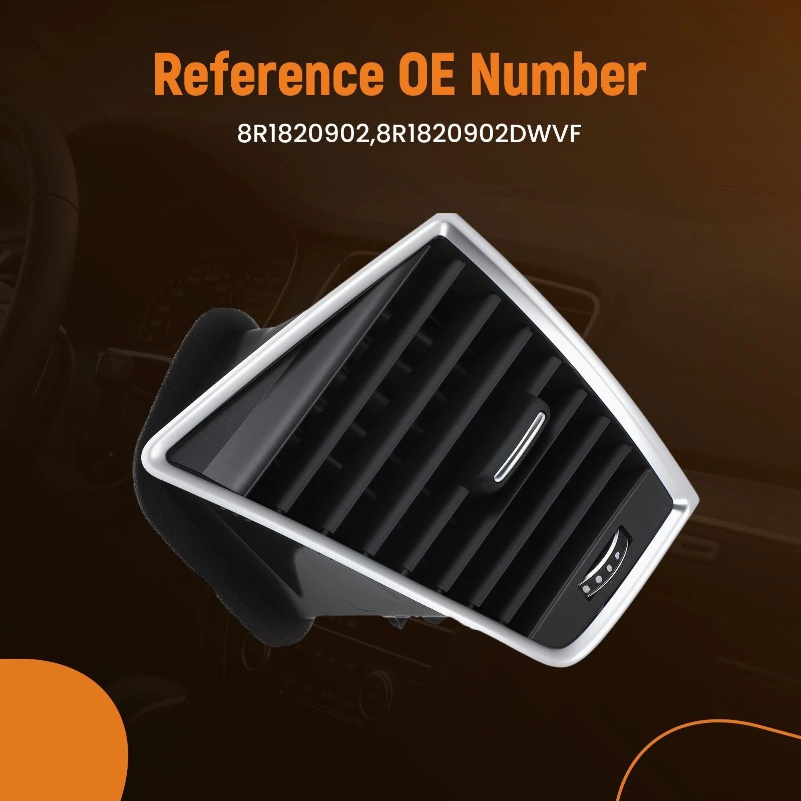 Right Side A/C Air Vent Outlet Assembly for Audi Q5 SQ5 (2010–2017) 8R1820902