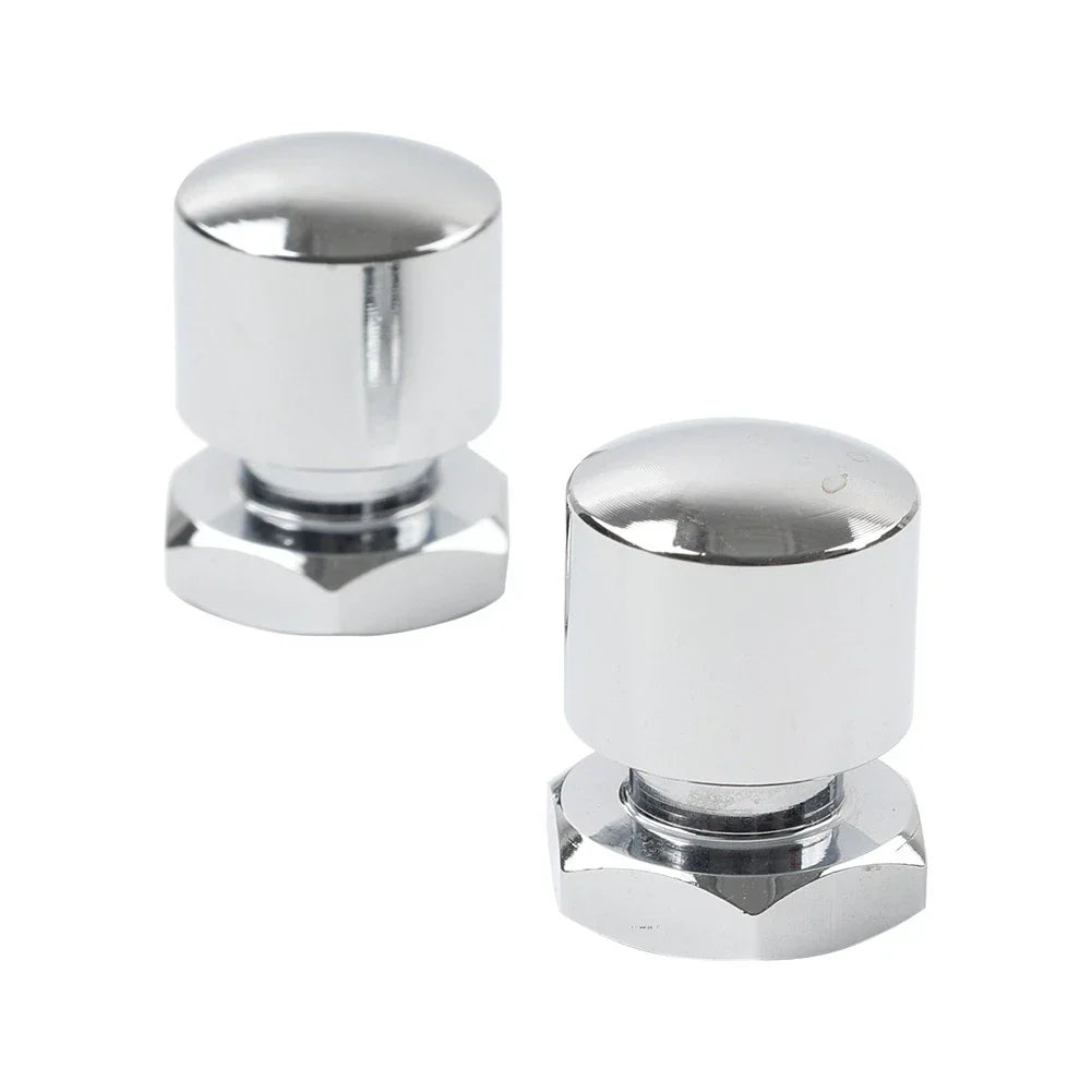 Vintage Chrome Solo Seat Nuts for Harley Touring Road Glide (2008-2023)